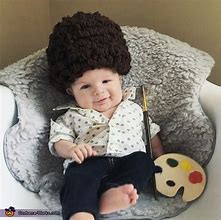 Image result for Bob Ross as a Baby