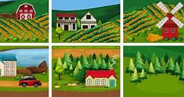 Image result for Rural Area Animated