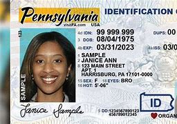 Image result for Pennsylvania ID Card