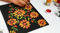 Image result for Black Background Painting Ideas