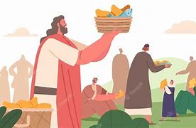 Image result for Jesus Giving Bread