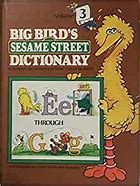 Image result for Big Bird Sesame Street Dictionary