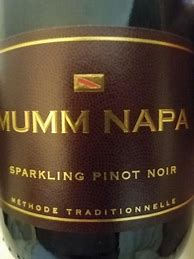 Image result for Mumm Napa Sparkling Pinot Noir