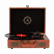 Image result for Portable Turntable Record Player