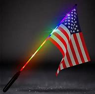 Image result for Illuminated American Flag