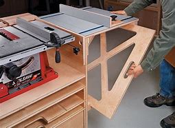 Image result for Table Saw Cabinet Woodworking Plan