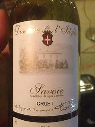 Image result for L'Idylle Vin Savoie Cruet