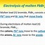 Image result for Molten Electrolysis