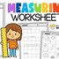 Image result for Printable Measuring Worksheet Bundle