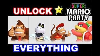 Image result for Super Mario Party How to Unlock Characters