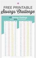 Image result for 30-Day Savings Challenge Printable