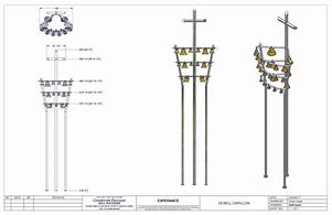 Image result for Bell Tower Drawing