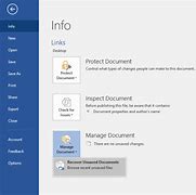 Image result for Recover Unsaved PowerPoint Document