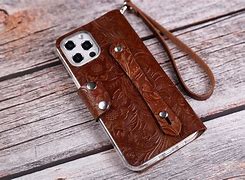 Image result for Custom Tooled Leather iPhone Case