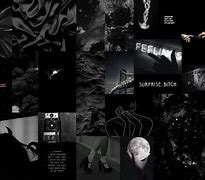 Image result for Black Aesthetic Home Screen