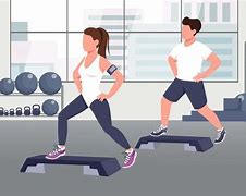 Image result for Step Aerobics SVG