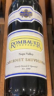 Image result for Rombauer Cabernet Sauvignon Napa Valley