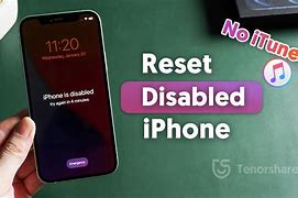 Image result for How to Reset iPhone Disabled