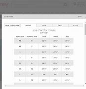 Image result for JCPenney Size Chart Men