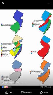 Image result for New Jersey Areas Map Funny