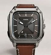 Image result for Fossil Leather Band Watches Men
