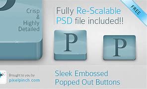 Image result for Poped Button