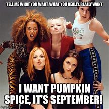 Image result for Pumpkin Spice Girls Meme