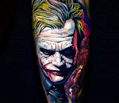 Image result for Dark Knight Joker Tattoo