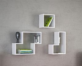 Image result for Wall Book Shelf Tetris Shape