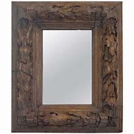 Image result for Carved Wood Wall Mirror
