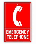 Image result for Cell Phone Emergency Sign