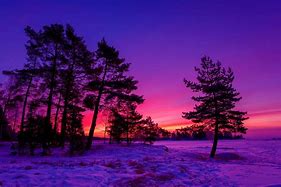 Image result for Winter Sunset Background