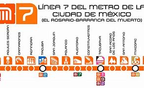 Image result for Mexico City Metro Line 7