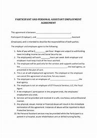 Image result for Personal Assistant Contract Template