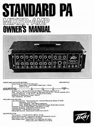 Image result for Peavey SP3 Manual