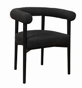 Image result for Black Boucle Chair