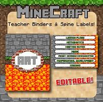 Image result for Minecraft Binder Cover