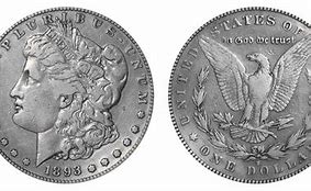 Image result for 1893 Morgan Silver Dollar Value