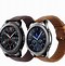Image result for Samsung Gear S3 Frontier Watch Black Leather Blue Stitching Bands