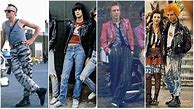 Image result for 80s Punk Fashion for Men