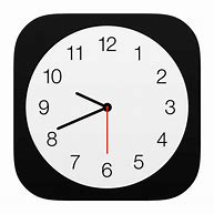 Image result for iOS Clock Icon