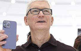 Image result for Tim Cook Surprised Look by New iPhone