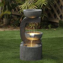 Image result for Solar Powered Yard Fountains