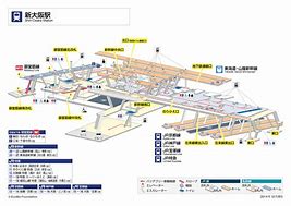 Image result for Shin-Osaka Station Map