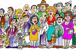 Image result for Funny Cartoon Lots of People