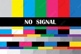 Image result for No Signal Channel TV Teplate