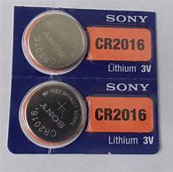 Image result for Sony CR2016 Battery