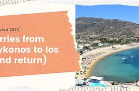 Image result for Ferry From iOS to Mykonos