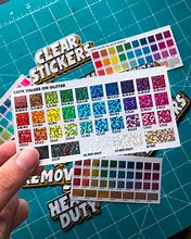 Image result for Glitter Sticker Vinyl