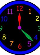 Image result for Colorful Digital Clock Clip Art